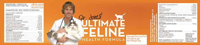 Dr. Jones Ultimate Feline Health Formula